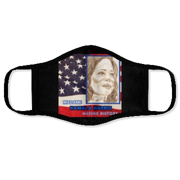 Discover Kamala Harris-Making History-You Are Too. Face Masks