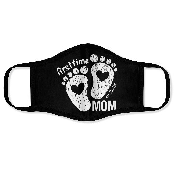 Discover First time Mom - newborn mother design 2024 Face Masks