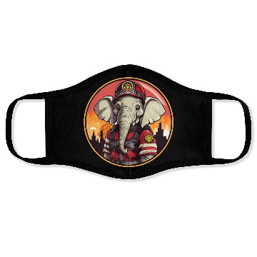 Discover Elephant Firefighter Face Masks