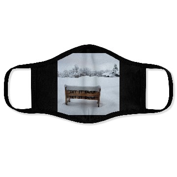 Discover Let It Snow Face Masks