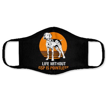Discover GSP Mom Dog Lovers German Shorthaired Pointer Dog Face Masks