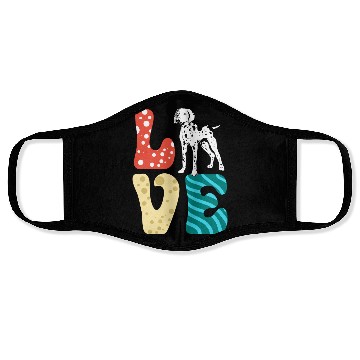 Discover I Love My German Shorthaired Pointer Face Masks