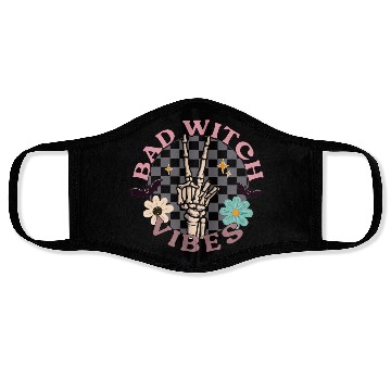 Discover Bad Witch Vibes Face Masks