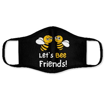 Discover Let's Bee Friends! Face Masks