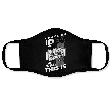 Discover Music Cassette Tape Year Legendary Hits Face Masks