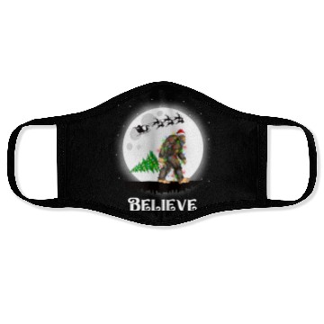 Discover Bigfoot Christmas Tree Lights Believe Sasquatch Face Masks