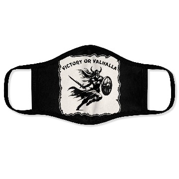 Discover Shield Maiden Victory Or Valhalla LIKE US ON FB # Face Masks