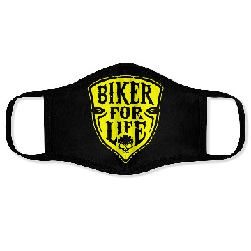 Discover Biker For Life Shield LIKE US ON FACEBOOK # Face Masks