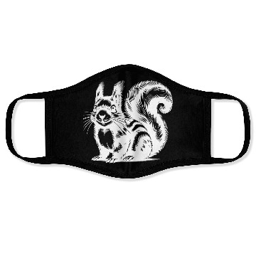 Discover Realistic Squirrel Tattoo Drawing Face Masks