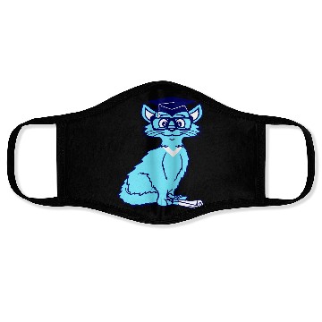Discover College Degree Cat School-leaving Certificate Pass Face Masks