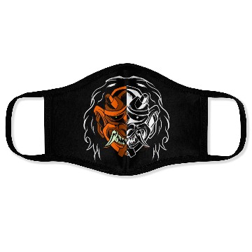 Discover Dual Oni Demon Mask Ninja Samurai Face Masks