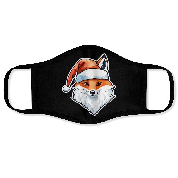 Discover Fox Christmas Watercolor Face Masks