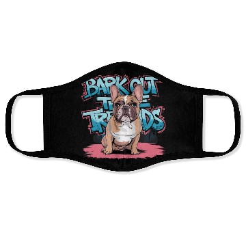 Discover Pug Dog Owner Bark for Pug Lover Face Masks