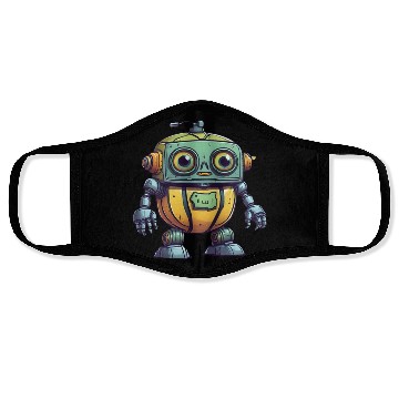 Discover Robot Melon Face Masks
