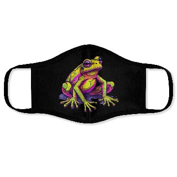 Discover Frog Neon Face Masks