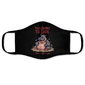 Discover Chunky Hippo, That’s Hippo Life Face Masks