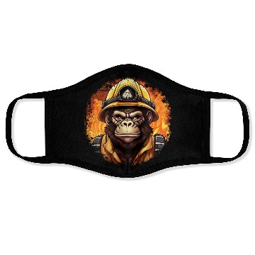 Discover Monkey Firefighter Face Masks