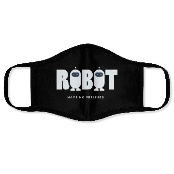 Discover Purple Modern AI Robot Face Masks 1