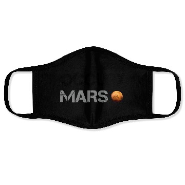 Discover Occupy Mars Planet Space Explor Rocket Science Face Masks