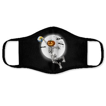 Discover Volleyball Skeleton Volleyball Player Halloween Face Masks