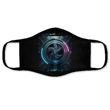 Discover Zodiac sign Libra in cyberpunk era Future Face Masks