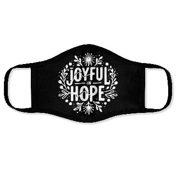 Discover Joyful in Hope Face Masks