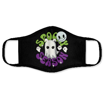 Discover Halloween Ghosts Spooky Season Face Masks