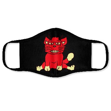 Discover Demon Monster Cat Halloween Fun Horror Devil Horns Face Masks
