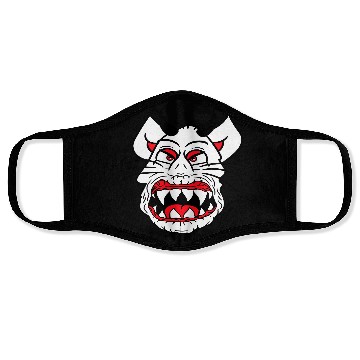 Discover Demon Monster Cat Halloween Fun Horror Devil Horns Face Masks