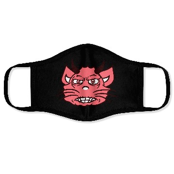Discover Demon Monster Cat Halloween Fun Horror Devil Horns Face Masks
