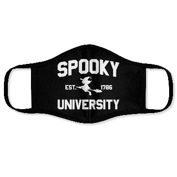 Discover Spooky University Established 1786 Witch U Spookys Face Masks