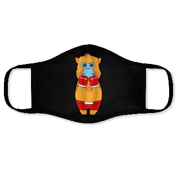 Discover Funny Golden Snub Nosed Monkey Boxing Face Masks