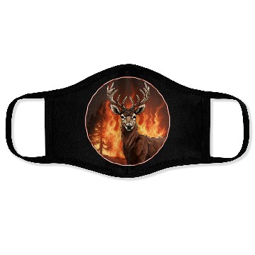 Discover Deer Firefighter Face Masks