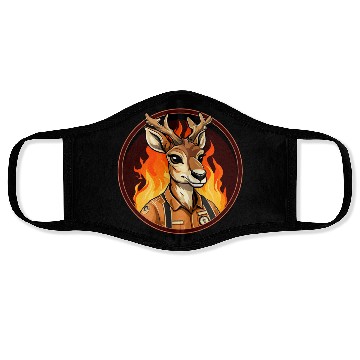 Discover Firefighter Deer Face Masks