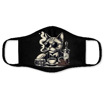 Discover "Midnight Cat" Face Masks