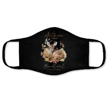 Discover Autumn Grace - Letting Go with the Seasons Face Masks