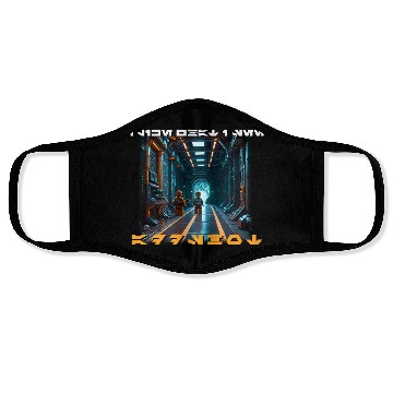 Discover Brick Corridor 001 Face Masks