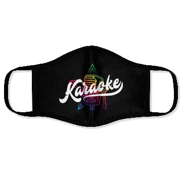Discover Colorful Karaoke Microphone Design Face Masks
