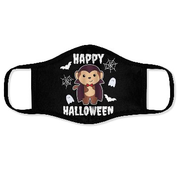 Discover Monkey Happy Halloween Cute Vampire Costume Face Masks