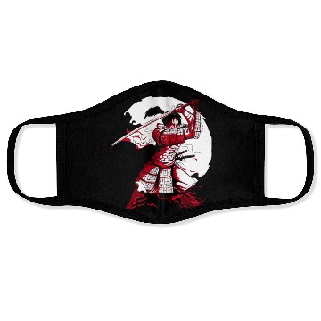 Discover Kanji Japan Katana Sword Ninja Samurai Face Masks