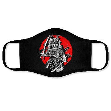 Discover Kanji Katana Oni Demon Ninja Samurai Face Masks