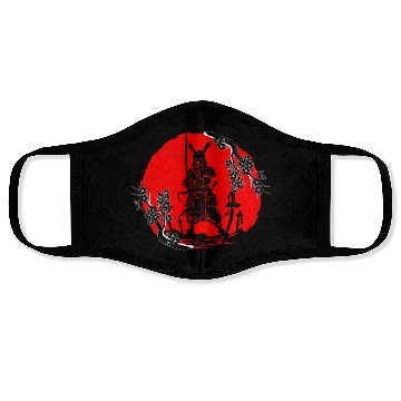 Discover Kanji Japan Katana Sword Ninja Samurai Face Masks
