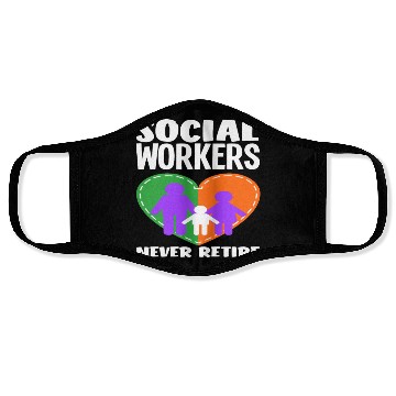 Discover Social Workers Never Stop Face Masks