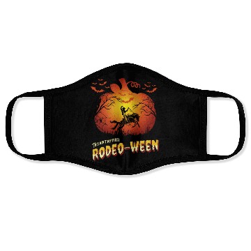 Discover This ain't my first Rodeo-ween Face Masks