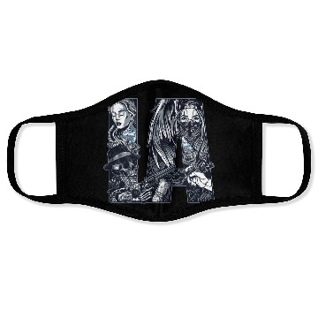 Discover LA Chicano Cholo Los Angeles Face Masks
