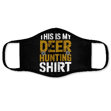 Discover This Is My Deer Hunting Face Masks Hunter Gift Funny