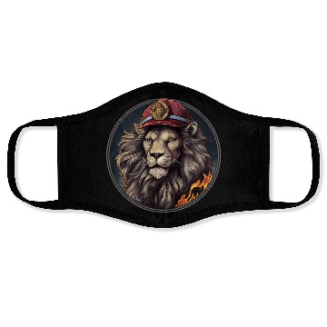 Discover Lion Firefighter Face Masks