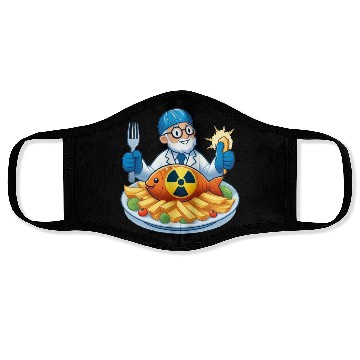 Discover Fission Chips Science Fun Physics Humor Face Masks