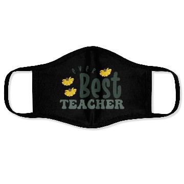 Discover best teacher ever Face Masks