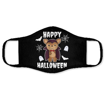 Discover Deer Happy Halloween Cute Devil Vampire Costume Face Masks
